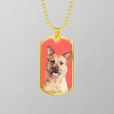 Custom Pet Art - Dog Tag Necklace