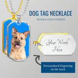 Custom Pet Art - Dog Tag Necklace