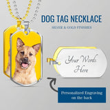 Custom Pet Art - Dog Tag Necklace