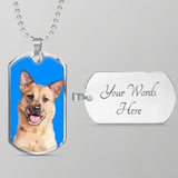 Custom Pet Art - Dog Tag Necklace