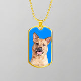 Custom Pet Art - Dog Tag Necklace - Pop Your Pup!™