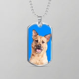 Custom Pet Art - Dog Tag Necklace