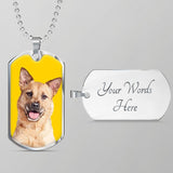 Custom Pet Art - Dog Tag Necklace