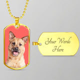 Custom Pet Art - Dog Tag Necklace