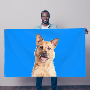 Custom Pet Art Flag - Pop Your Pup!™