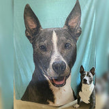 Custom Pet Art Fleece Blanket