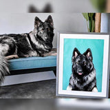 Custom Pet Art Framed Gallery Print