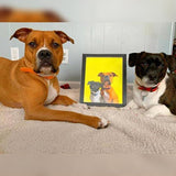 Custom Pet Art Framed Print