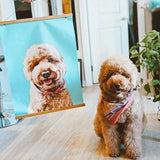 Custom Pet Art Hanging Canvas