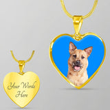 Custom Pet Art - Heart Necklace - Pop Your Pup!™