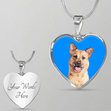 Custom Pet Art - Heart Necklace