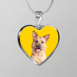 Custom Pet Art - Heart Necklace