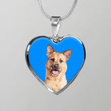 Custom Pet Art - Heart Necklace