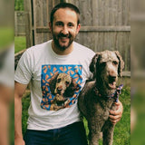 Custom Pet Art Mens Crew Neck T-shirt