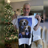 Custom Pet Art Mens Crew Neck T-shirt