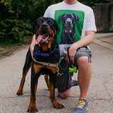 Custom Pet Art Mens Crew Neck T-shirt