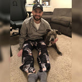 Custom Pet Art Mens Pajamas