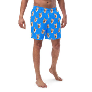 Custom Pet Art Mens Swim Trunks - Pop Your Pup!™