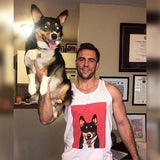 Custom Pet Art Mens Tank