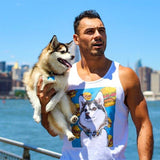 Custom Pet Art Mens Tank