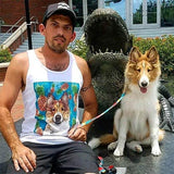 Custom Pet Art Mens Tank