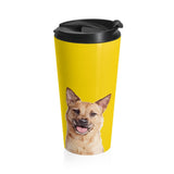 Custom Pet Art Stainless Steel Travel Mug