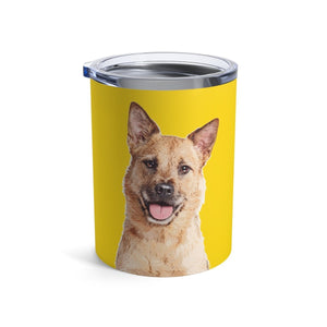 Custom Pet Art Stainless Steel Tumbler 10 oz