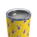 Custom Pet Art Stainless Steel Tumbler 10 oz