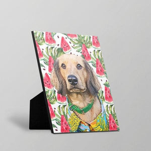 Custom Pet Art Standing Canvas