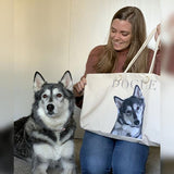 Custom Pet Art Weekender Tote Bag