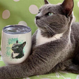 Custom Pet Art Wine Tumbler