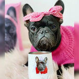 Custom Pet Art Wine Tumbler