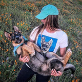 Custom Pet Art Women's Crew