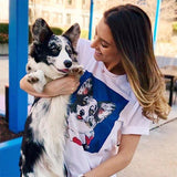 Custom Pet Art Women's Crew