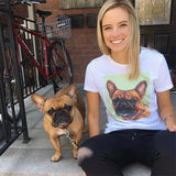 Custom Pet Art Women's Crew