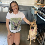 Custom Pet Art Women's Crew