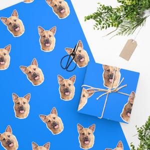 Custom Pet Art Wrapping Paper