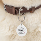 Free French Kisses Pet Tag