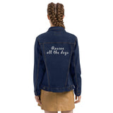 Rescue All The Dogs - Unisex Denim Jacket